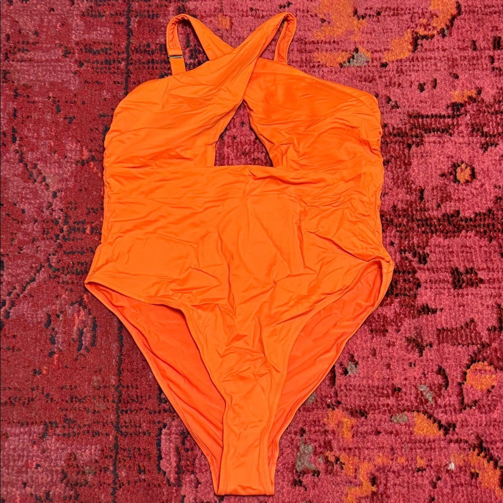 H&M Coral One Piece Swimsuit